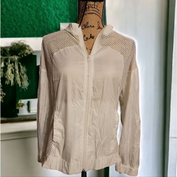 DAISY Fuentes White Mesh Jacket Size Small - Picture 1 of 8